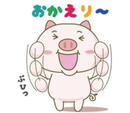 A pretty pig's Sticker sticker #2005869