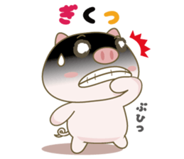 A pretty pig's Sticker sticker #2005875