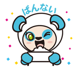 AQUA PANDA chari & chara in OKINAWA sticker #2006034