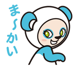 AQUA PANDA chari & chara in OKINAWA sticker #2006035
