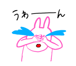 Rabbit talking sticker #2006095