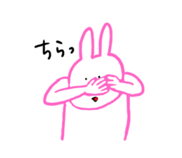 Rabbit talking sticker #2006096