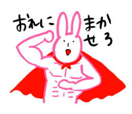 Rabbit talking sticker #2006116