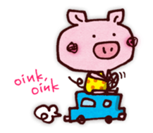 "Pigs Language Sticker" English ver. sticker #2006248