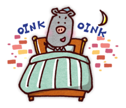 "Pigs Language Sticker" English ver. sticker #2006261