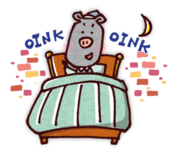 "Pigs Language Sticker" English ver. sticker #2006261