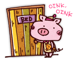"Pigs Language Sticker" English ver. sticker #2006262