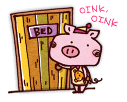 "Pigs Language Sticker" English ver. sticker #2006262