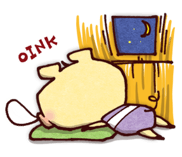 "Pigs Language Sticker" English ver. sticker #2006263