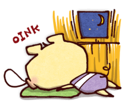 "Pigs Language Sticker" English ver. sticker #2006263