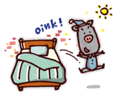 "Pigs Language Sticker" English ver. sticker #2006265