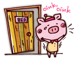 "Pigs Language Sticker" English ver. sticker #2006266