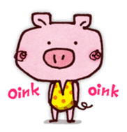 "Pigs Language Sticker" English ver. sticker #2006268
