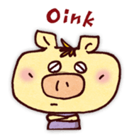 "Pigs Language Sticker" English ver. sticker #2006275
