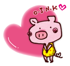 "Pigs Language Sticker" English ver. sticker #2006278