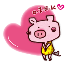 "Pigs Language Sticker" English ver. sticker #2006278