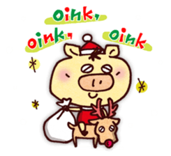 "Pigs Language Sticker" English ver. sticker #2006283