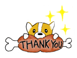 Welsh Corgi Penburogu stamp of sticker #2007246