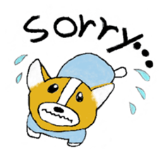 Welsh Corgi Penburogu stamp of sticker #2007248