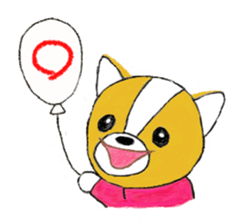 Welsh Corgi Penburogu stamp of sticker #2007249