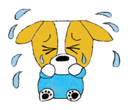 Welsh Corgi Penburogu stamp of sticker #2007260