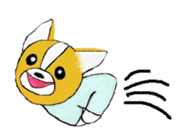 Welsh Corgi Penburogu stamp of sticker #2007272