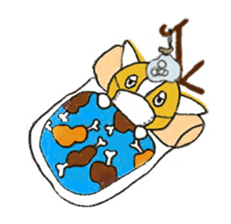 Welsh Corgi Penburogu stamp of sticker #2007273