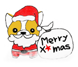 Welsh Corgi Penburogu stamp of sticker #2007281