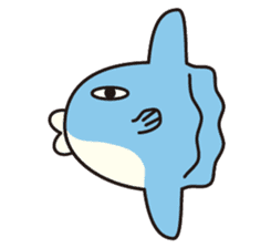 Shy Sunfish sticker #2007645