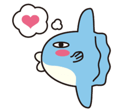 Shy Sunfish sticker #2007646