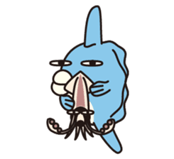 Shy Sunfish sticker #2007648