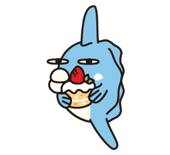 Shy Sunfish sticker #2007650