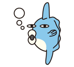 Shy Sunfish sticker #2007661