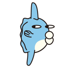 Shy Sunfish sticker #2007662