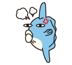 Shy Sunfish sticker #2007663