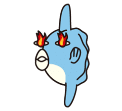 Shy Sunfish sticker #2007664