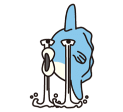 Shy Sunfish sticker #2007665