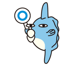 Shy Sunfish sticker #2007668