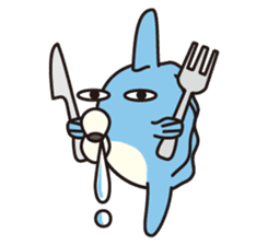 Shy Sunfish sticker #2007670