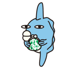 Shy Sunfish sticker #2007673