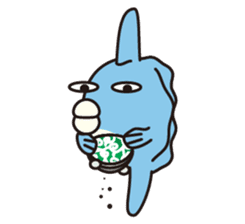 Shy Sunfish sticker #2007674