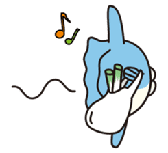 Shy Sunfish sticker #2007676