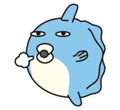 Shy Sunfish sticker #2007681