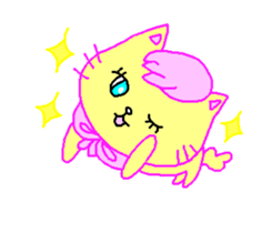 Cream of bearish cat sticker #2008398