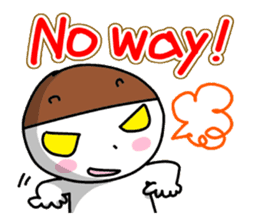 A fellow worker and the secret talk. sticker #2008501