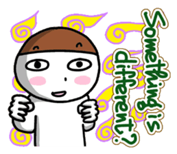 A fellow worker and the secret talk. sticker #2008509