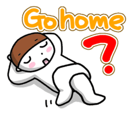 A fellow worker and the secret talk. sticker #2008510