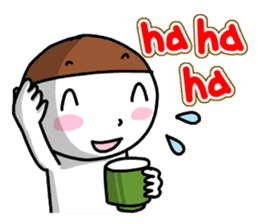 A fellow worker and the secret talk. sticker #2008512