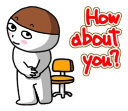 A fellow worker and the secret talk. sticker #2008513