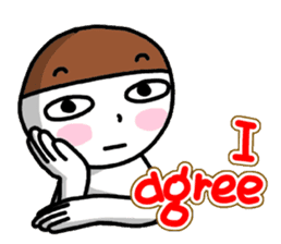 A fellow worker and the secret talk. sticker #2008517